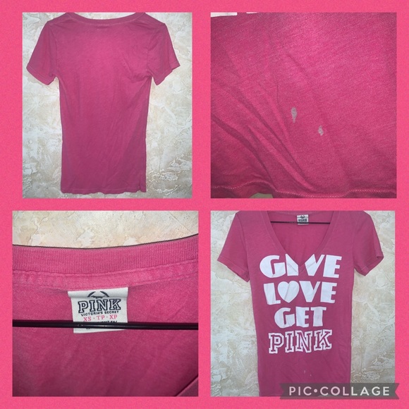 Bundle lot of (7) Vintage PINK Victoria’s Secret Shirts size XS sweater is L - Picture 3 of 7